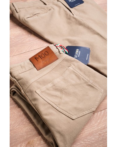 Pantalone 5 Tasche Milano- Beige