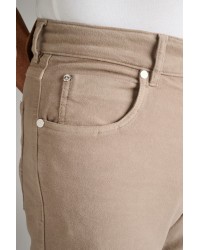 Pantalone 5 Tasche Milano- Beige