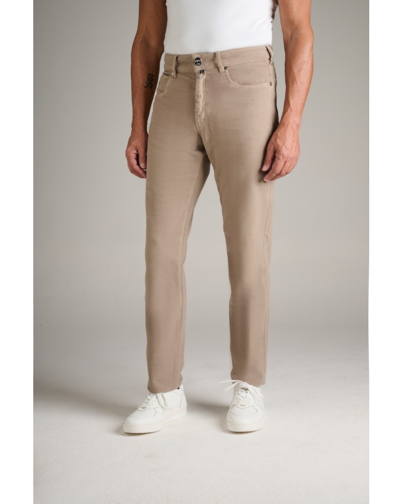 Pantalone 5 Tasche Milano- Beige